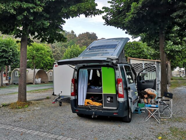 Unsere sieben Sachen sind am Abend noch schnell gepackt, damit wir zeitig am Morgen startklar sind.