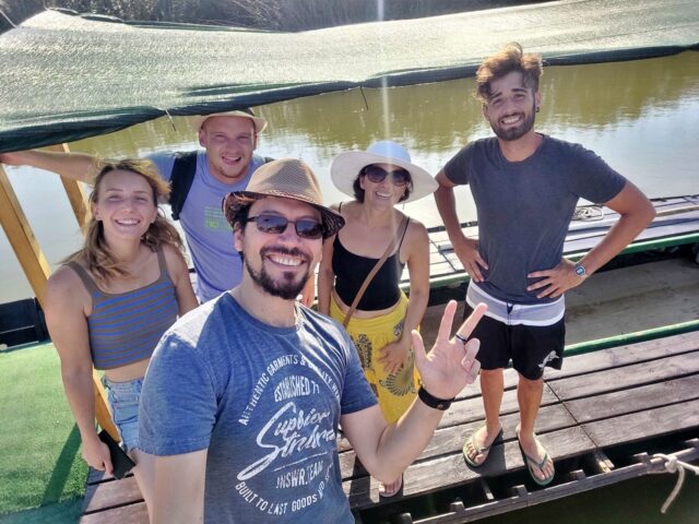 Zum Abschied noch ein Erinnerungsfoto an diese schöne Bootstour auf der Albufera.